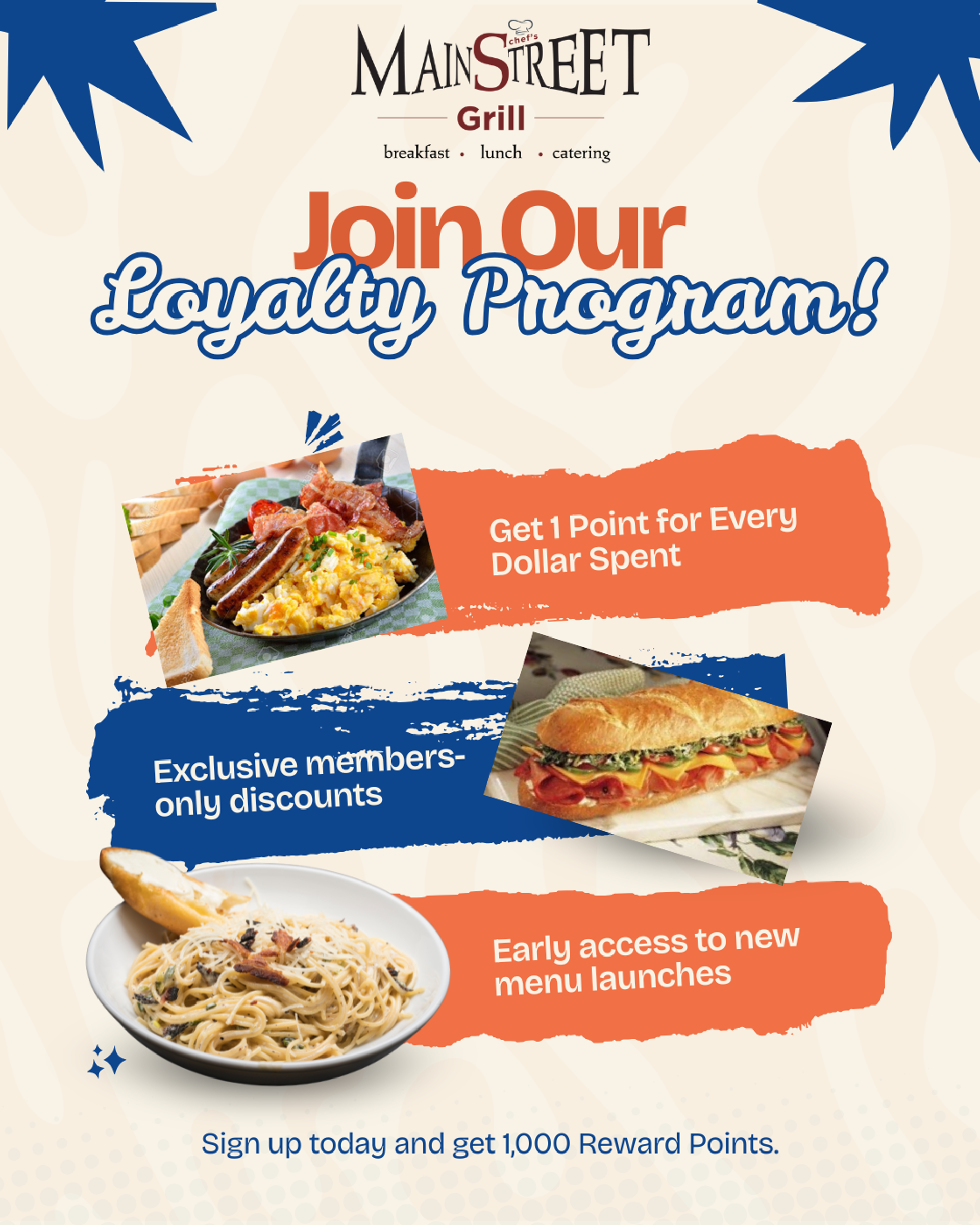 Main Street Deli and Grill Rewards